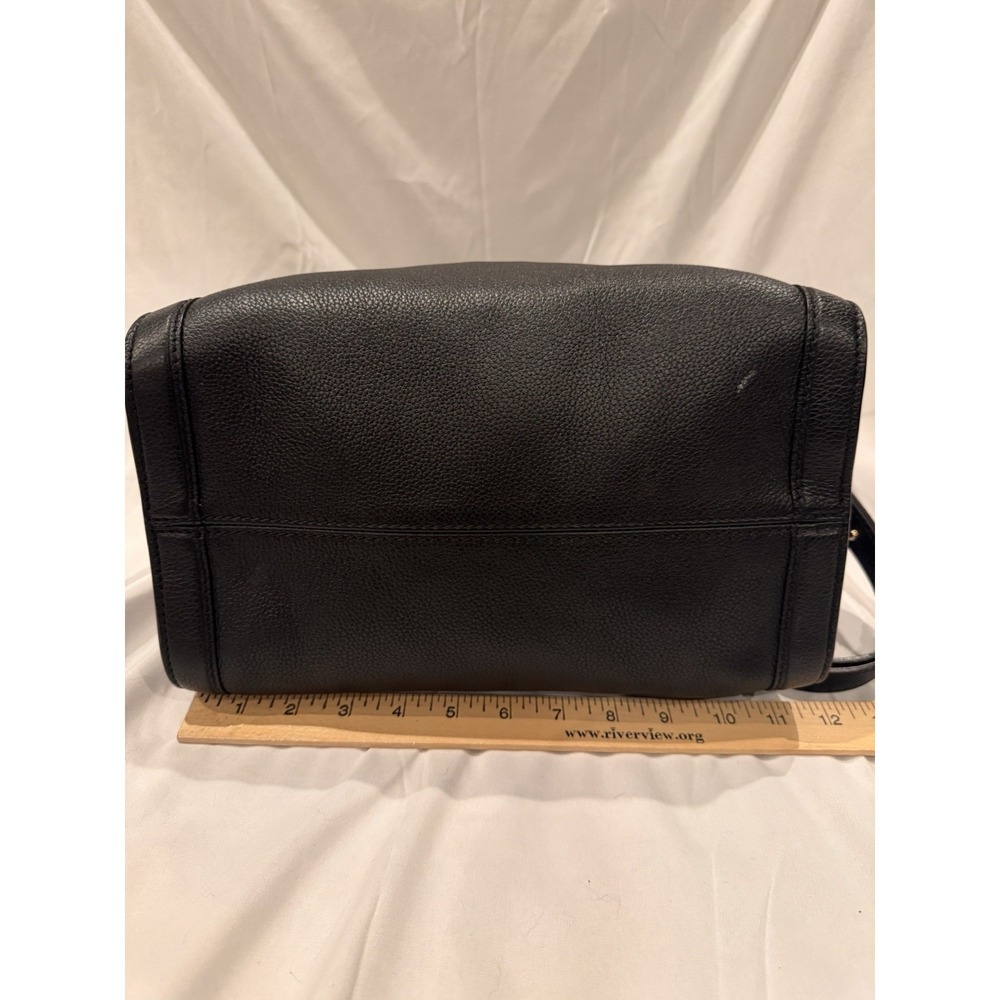 Alexander McQueen Skull Crossbody Bag Black Pebbled Leather Gold Hardware - Picture 8 of 14
